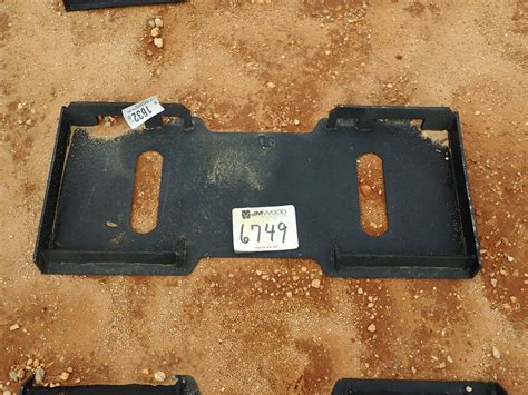 skid steer quick attachments plates